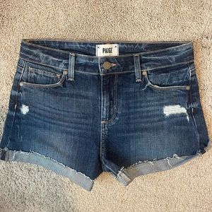 Paige Jean Shorts. Size 26.